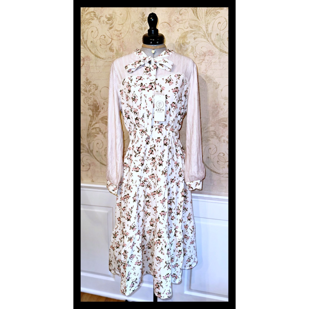 Axes Femme Poetique Flower Chiffon Dress Size M Himekaji J Fashion Cottagecore